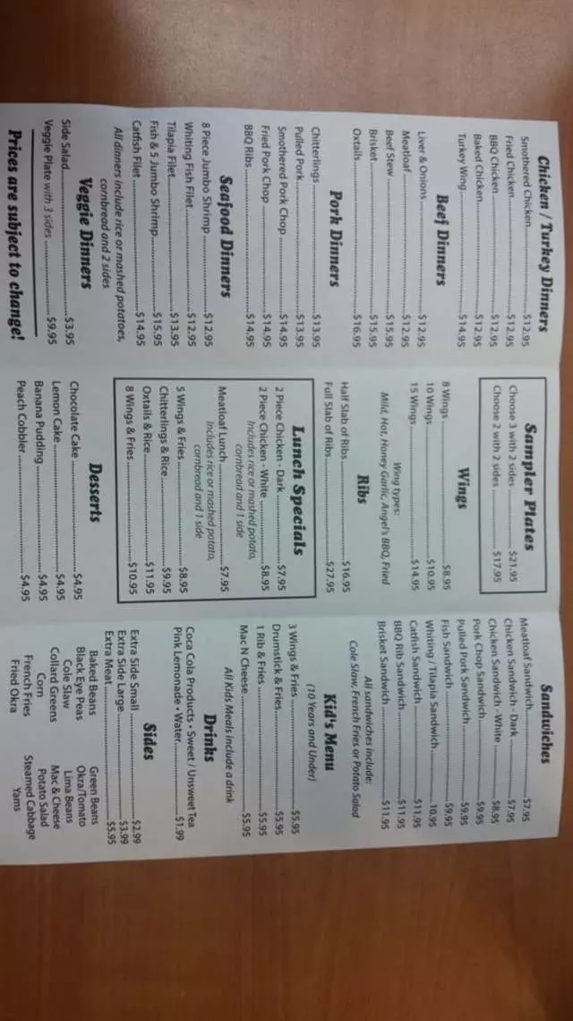 Angel’s Soul Food & BBQ
