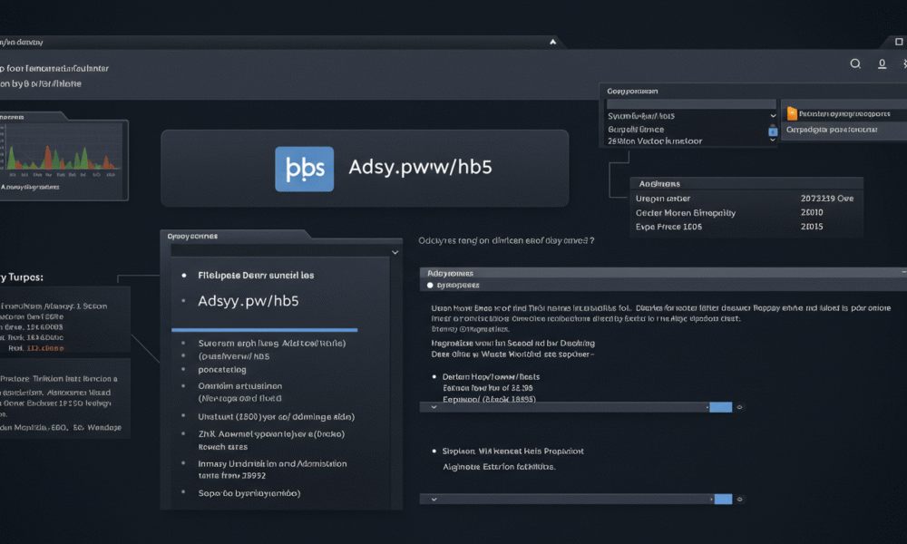 adsy.pw/hb5: A Comprehensive Guide to Link Strategy and Digital Use
