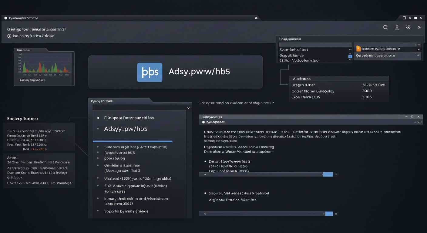 adsy.pw/hb5: A Comprehensive Guide to Link Strategy and Digital Use