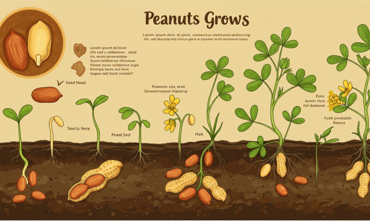 How Do Peanuts Grow