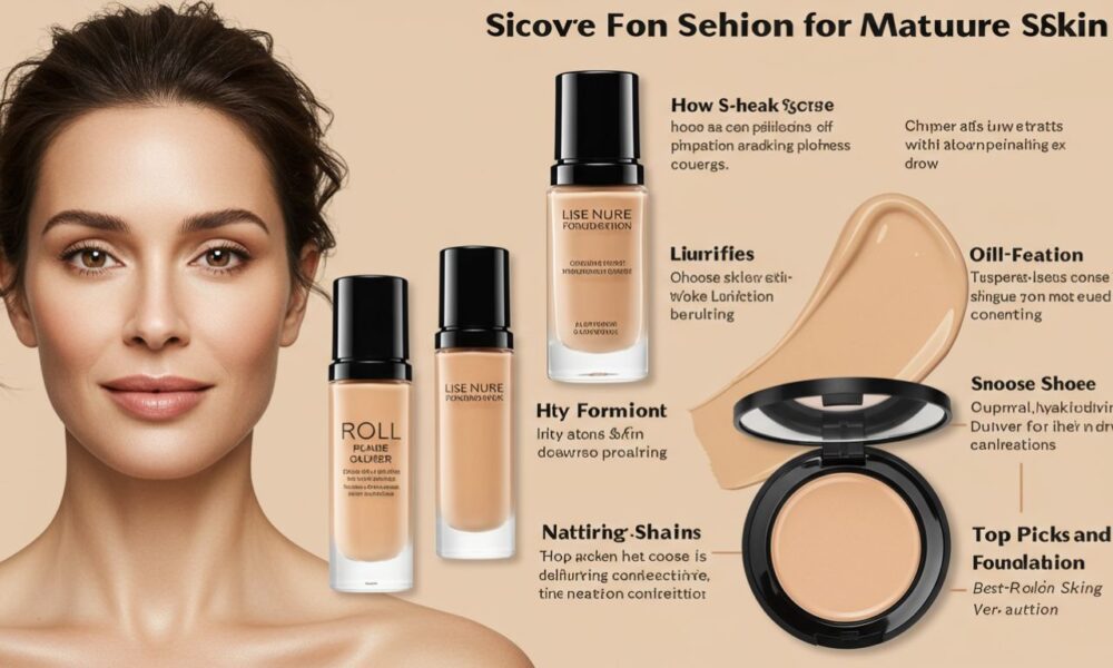 Best Foundation for Mature Skin: Flawless Coverage at Any Age