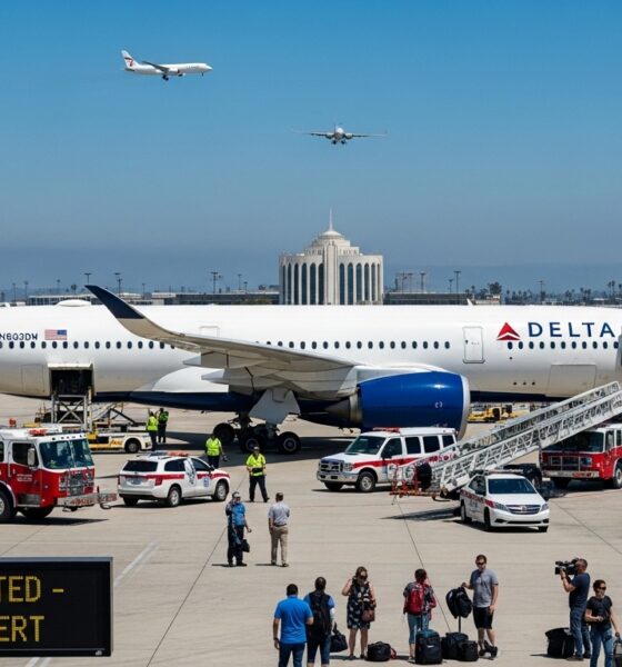 delta flight dl275 diverted lax