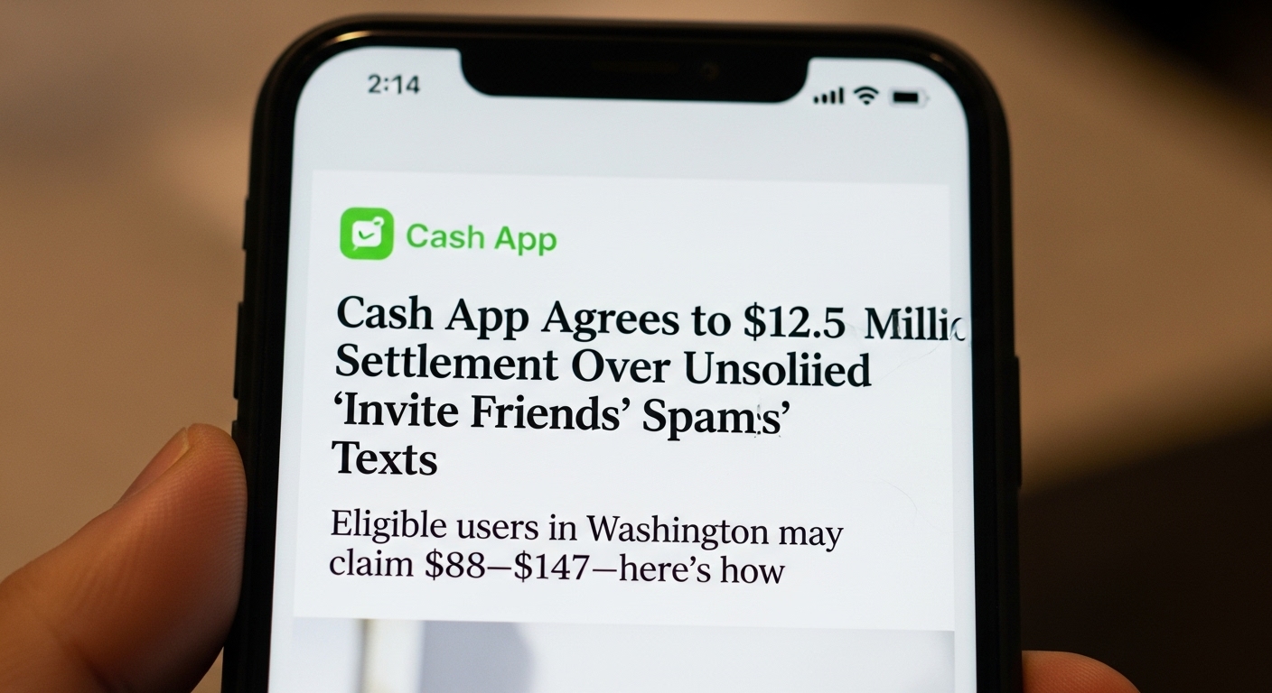 cash app spam text lawsuit settlement